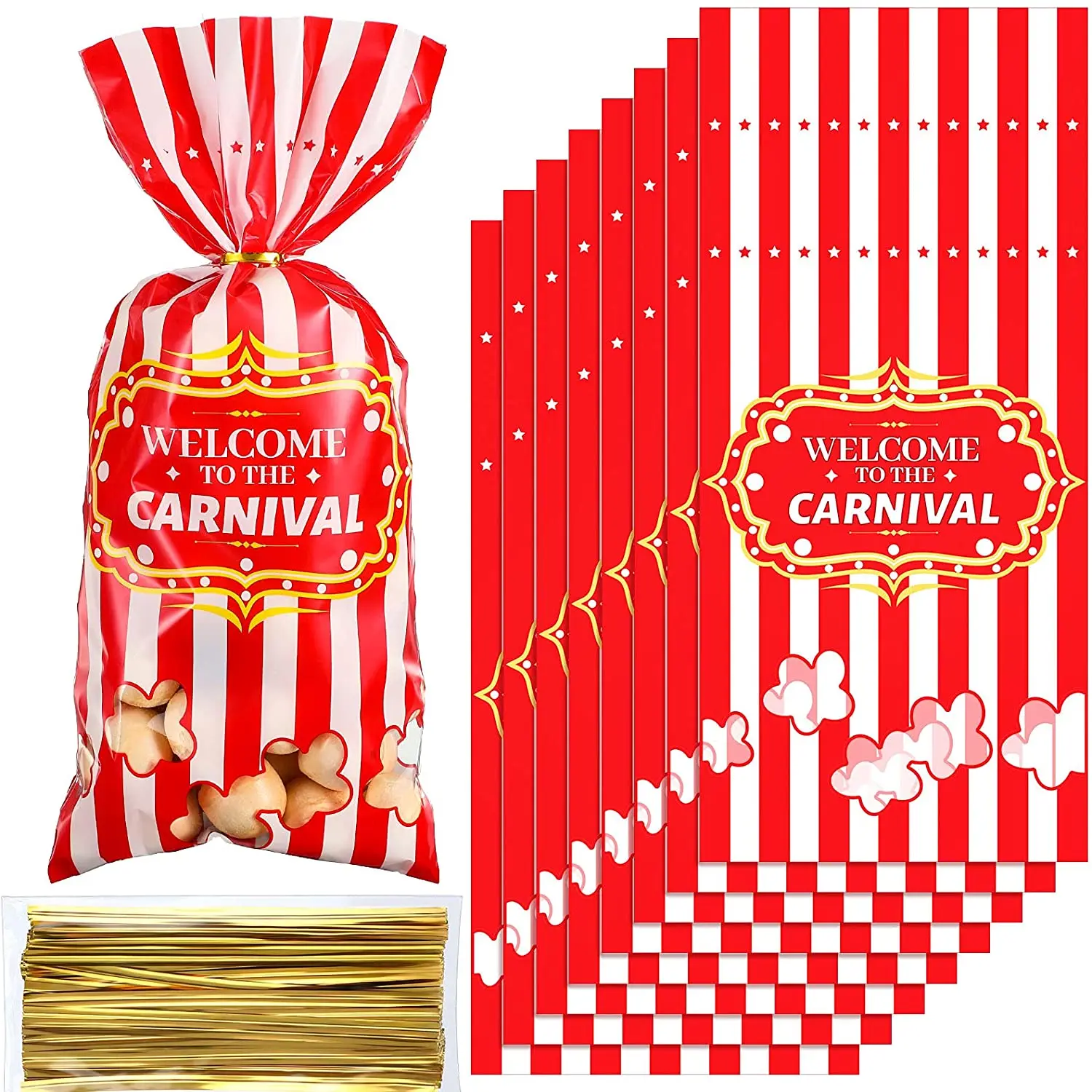 30 Pcs Popcorn Boxes775 Inches Tall  Holds 46 Oz Popcorn  ContainersFashion Design Red