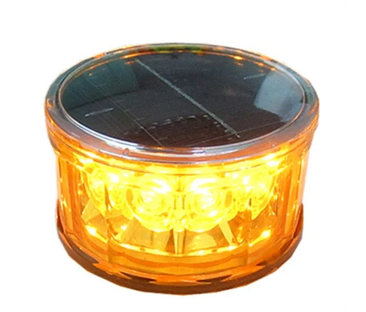 Magnet seat traffic warning indicator Solar traffic flash Red yellow green blue warning strobe light