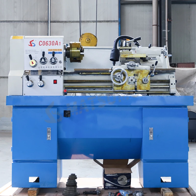 1100W Variable Speed Manual Lathe C0630A Bench Lathe for Metal Working