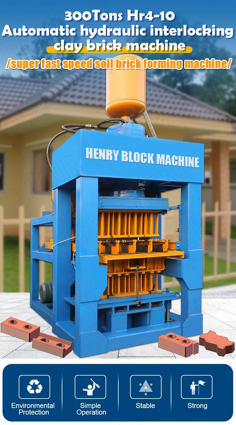Hr410 Fully Automatic Lego Brick Block Forming Making Machine With 300