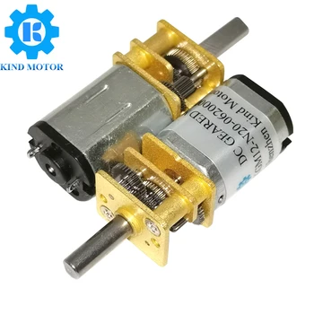 High quality micro GM12-N20 12mm dc 1.5v-24volt gear motor with 3mm D-shaft