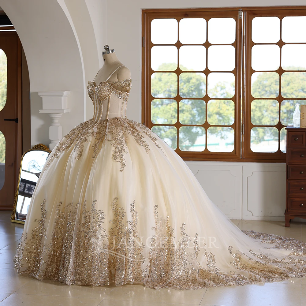 quinceanera dresses with corset Rachel Allan RQ1163 Long Beaded Ball Gown Corset Lace Quinceanera Dress