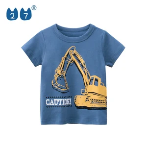 Hot Selling Children's Summer Cotton Casual Design Boys Shorts Sleeve Kids T Shirts