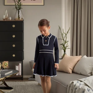 Girls Sweater Dress Winter and Autumn Baby and Kids Clothing Stylish and Comfortable Kid Girl Dresses