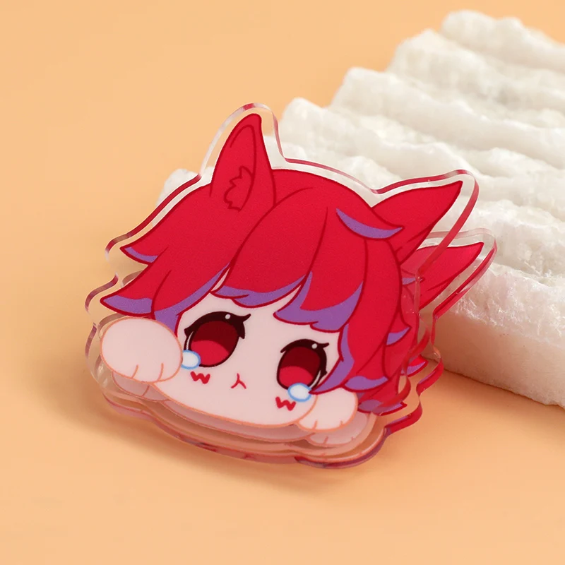 Vograce пользовательский пластиковый зажим аниме мультфильм дизайн бумага акриловый прочный