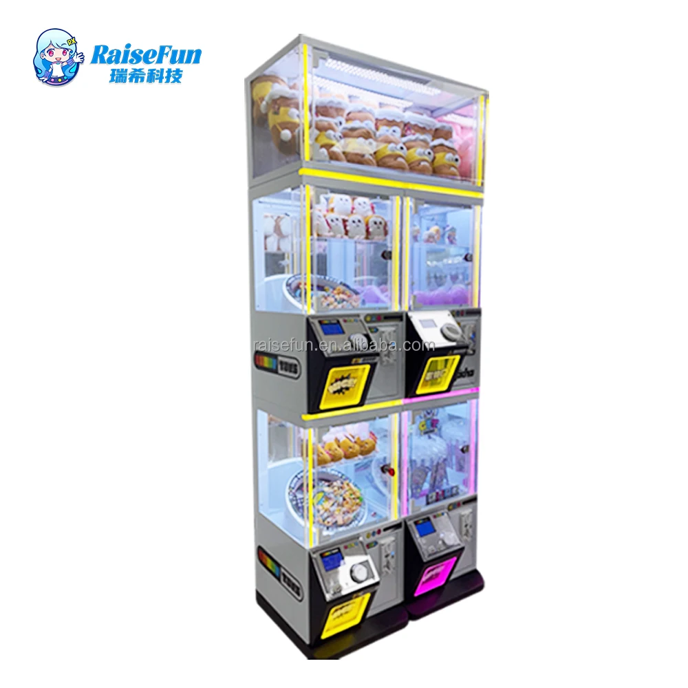 Mini Transparent Claw Machine Coin Operated Factory Price Hot Sale Commercial Crane for Game Center Kids Adults Gift Prize