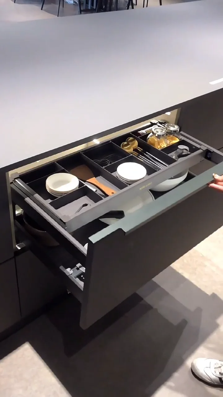 Aluminium Kitchen Accessories 2 Tiers Kitchen Dish Rack Plate