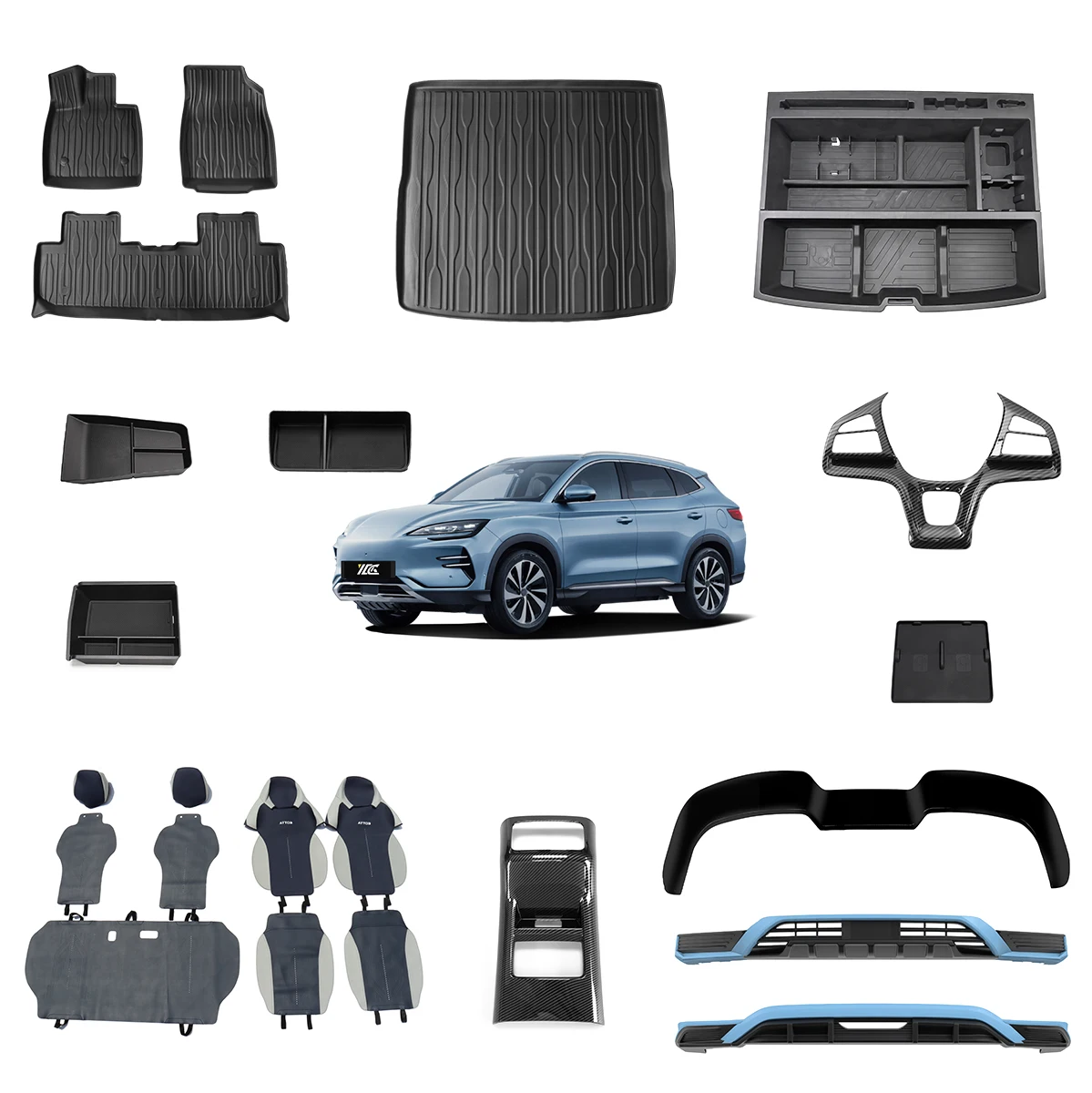 YDG Wholesaler Sealion 6 Auto Accessories Body Spare Parts Interior Accessories for BYD Song Plus Champion Seal U
