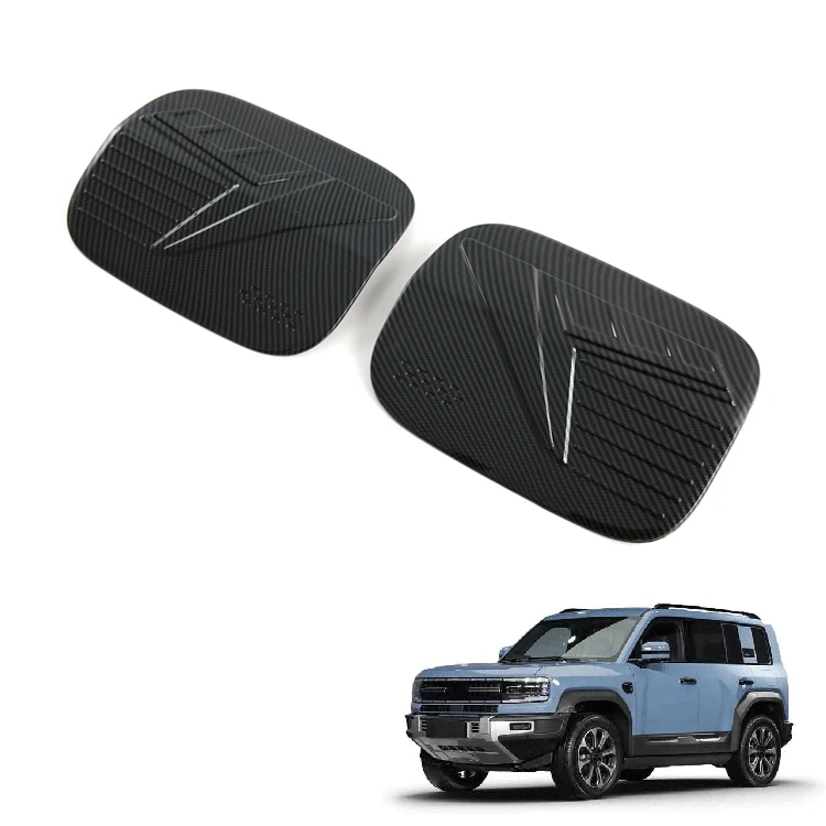 Gas Tank Cover for FangChengBao Leopard 5 Accessories Carbon Fiber Pattern Gas Tank Cap Trim Cover Sticker Exterior Accessory