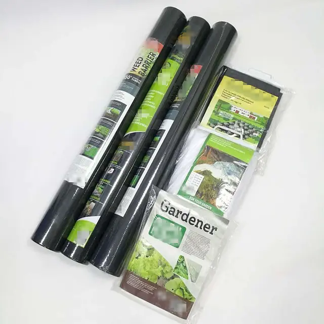 100% new PP weed mat, weed control fabric gardening landscape fabric