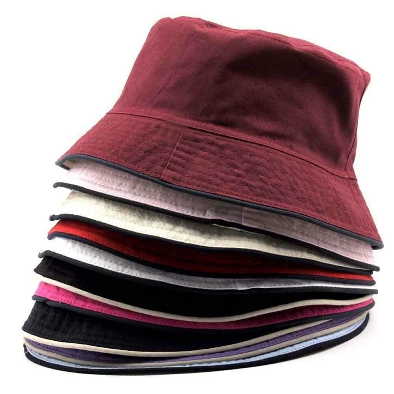 Cotton Custom Bucket Hat Design Your Own Embroidery Bucket Hat
