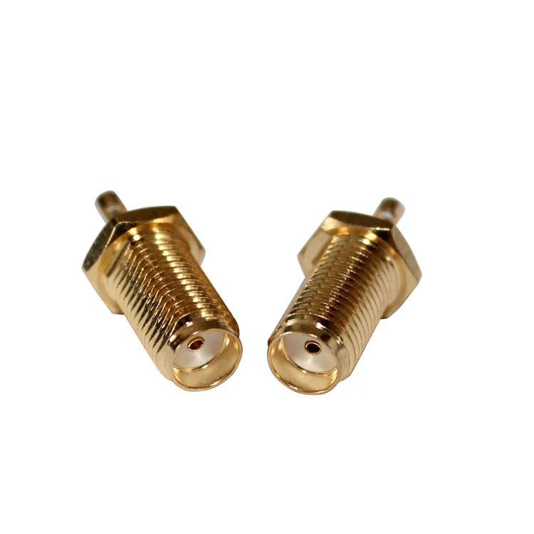 product high quality control sma ky 09 rf connector gold plated sma female connector with thread-3