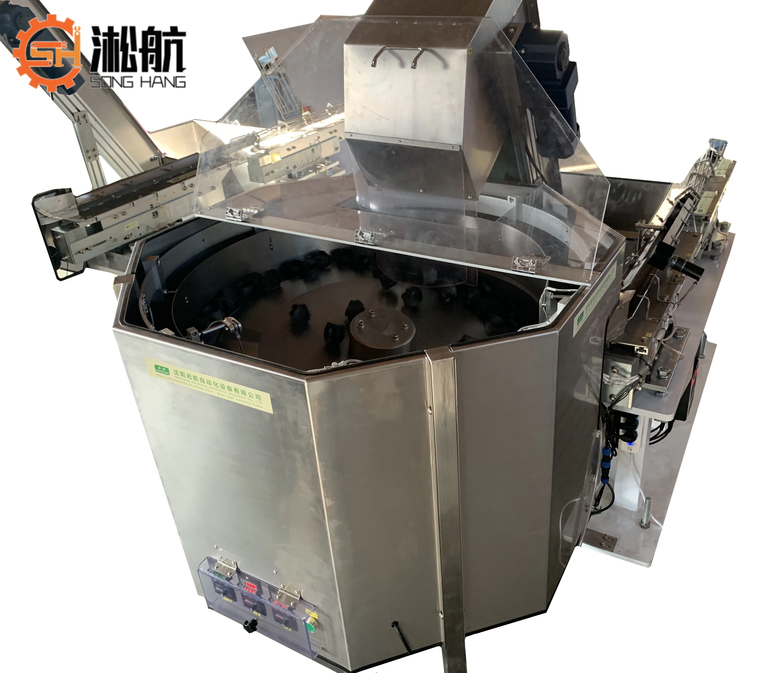 High-speed Caps Centrifugal Disc With Hopper Specify Direction Output Centrifugal Rotary Bowl Feeder
