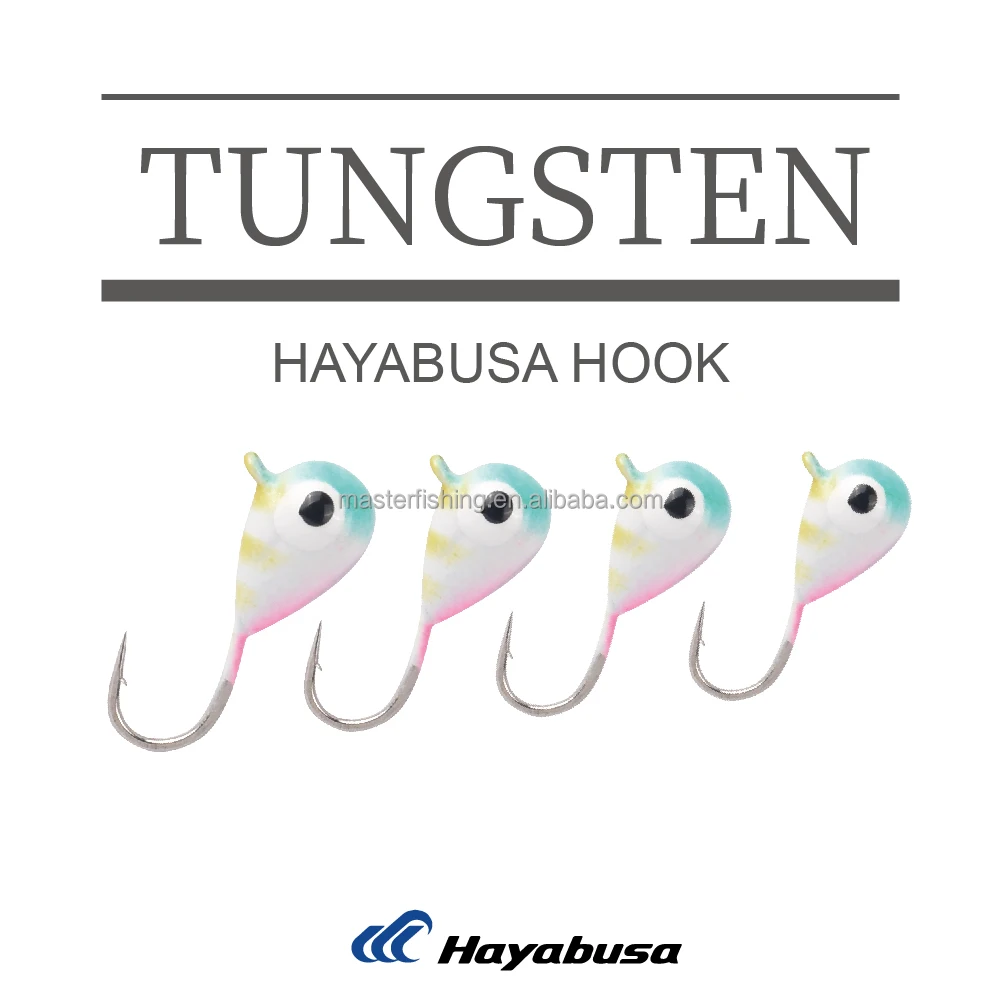 Factory Wholesale Tungsten Ice Fishing Jigs 97 Purity Tungsten Alloy