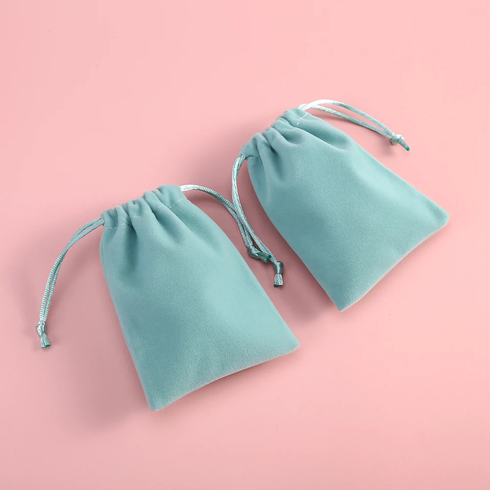 5X7cm Jewelry Drawstring Pouches Velvet Gift Bag Custom for Wedding ...