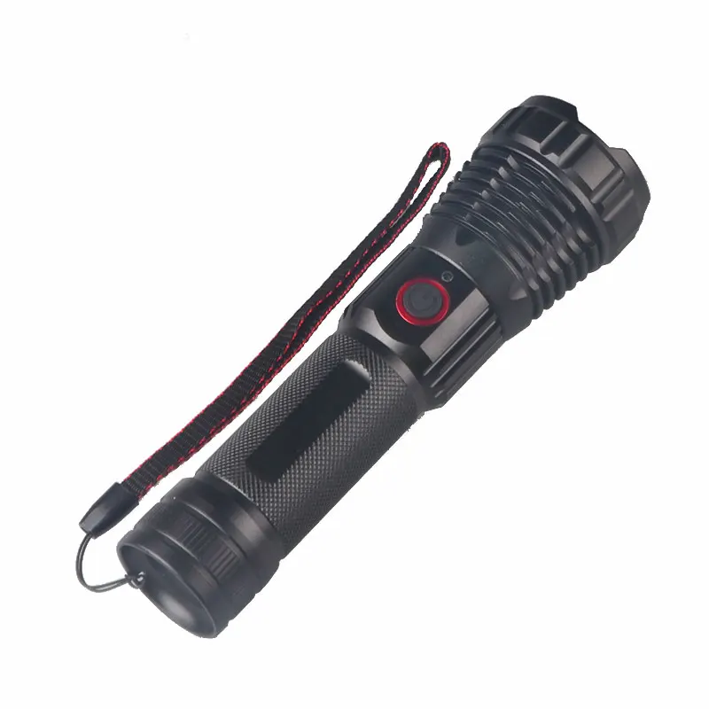 Étanche Usb Rechargeable Cob Batterie Haute Puissance Ipx5 Tactile Lampe de Poch