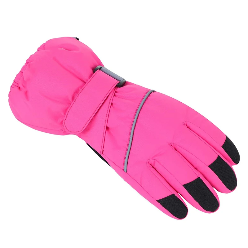 warm winter gloves for men and women skiing gloves with split fingers waterproof touch screen ski gloves