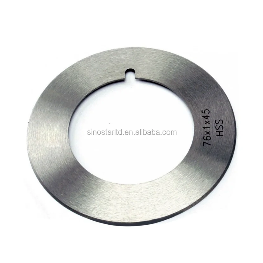 HSS Circular Dished Top Blade for Slitting Machine