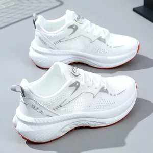 K2505 New Spring/Summer Mesh Shoes for Women 2023 Breathable and Versatile Thick Sole Elevated Casual Shoes