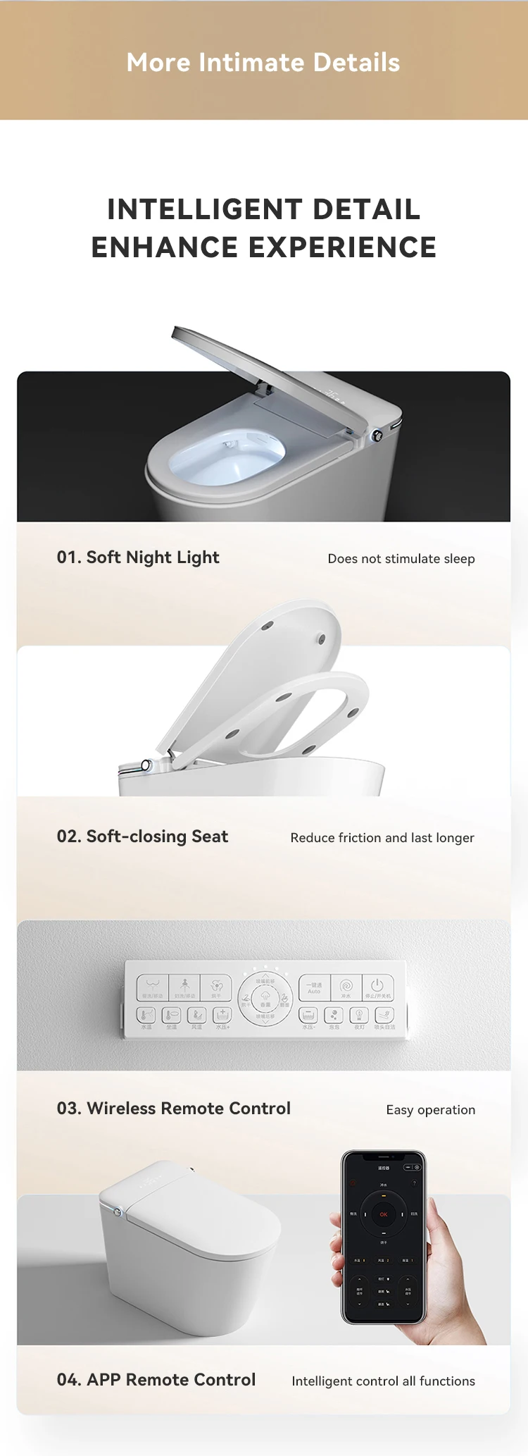 product high quality automatic flushing electric one piece toilet bowl intelligent inodoro bathroom wc smart toilet-31