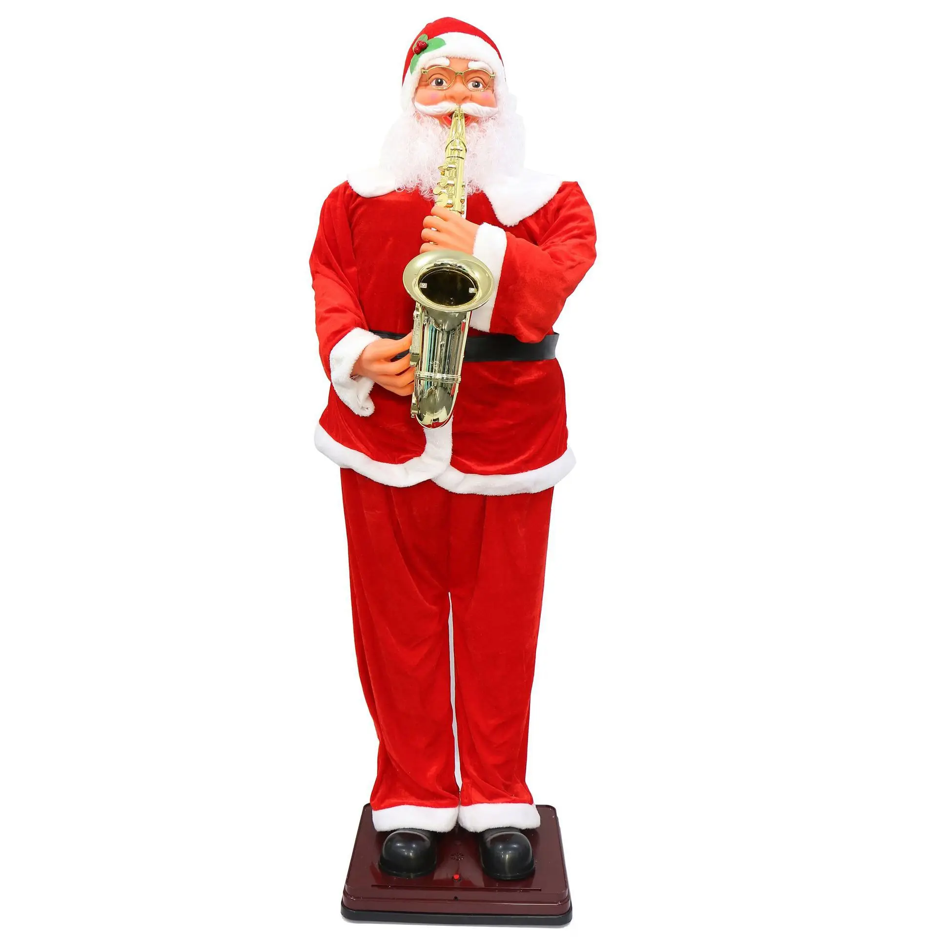 Life Size 6ft Santa Claus Electrical Christmas Santa Aninmated With ...