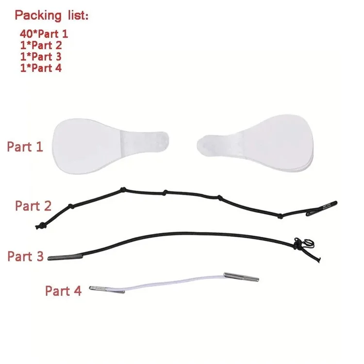 Face Lifting Patch 40 Pcs Eye Lift Facial Slimming Anti-wrinkle Facelift Band, Set Invisible Wrinkle Eye Instant Face Lift Tape