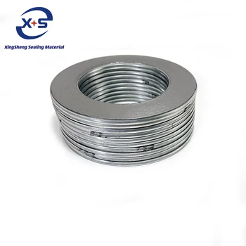 Customized 304 stainless steel and graphite flange Basic metal spiral wound graphite gasket for flange sealing