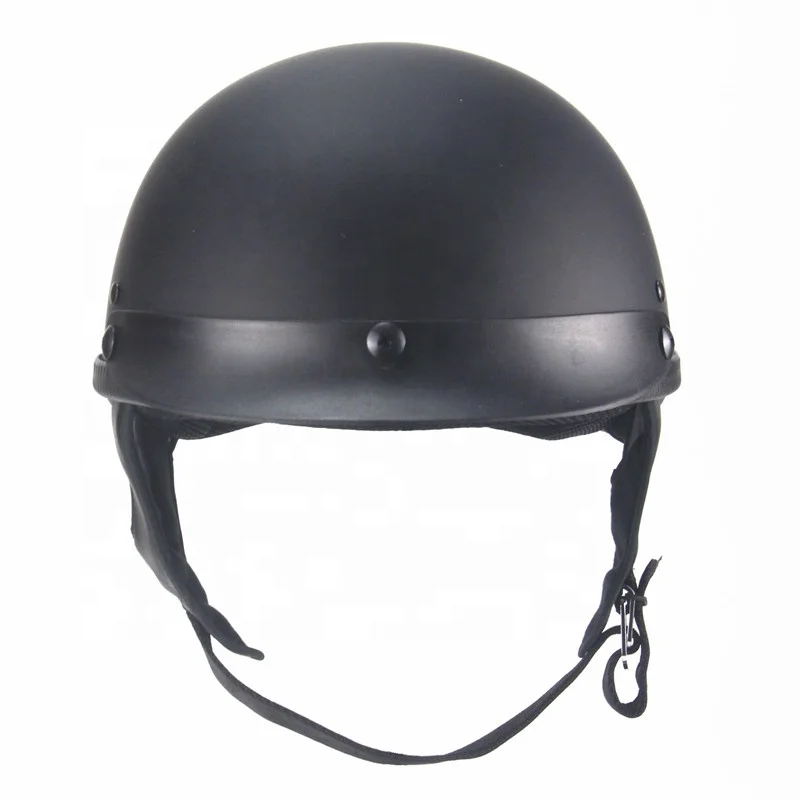 Black Dot Approved Motorcycle Half Helmet For Men Women Oem