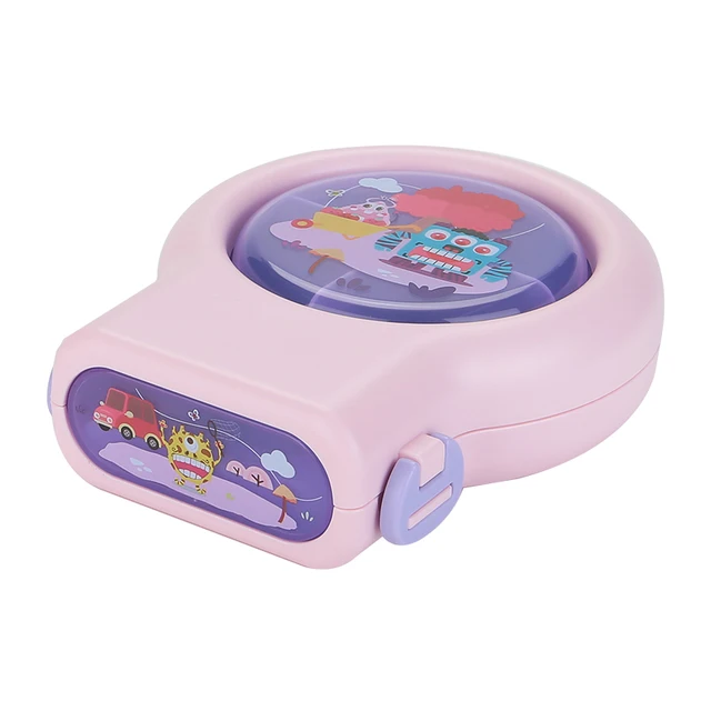 Unique Design Kid Lunch Box with Utensil Set Picnic Food Container