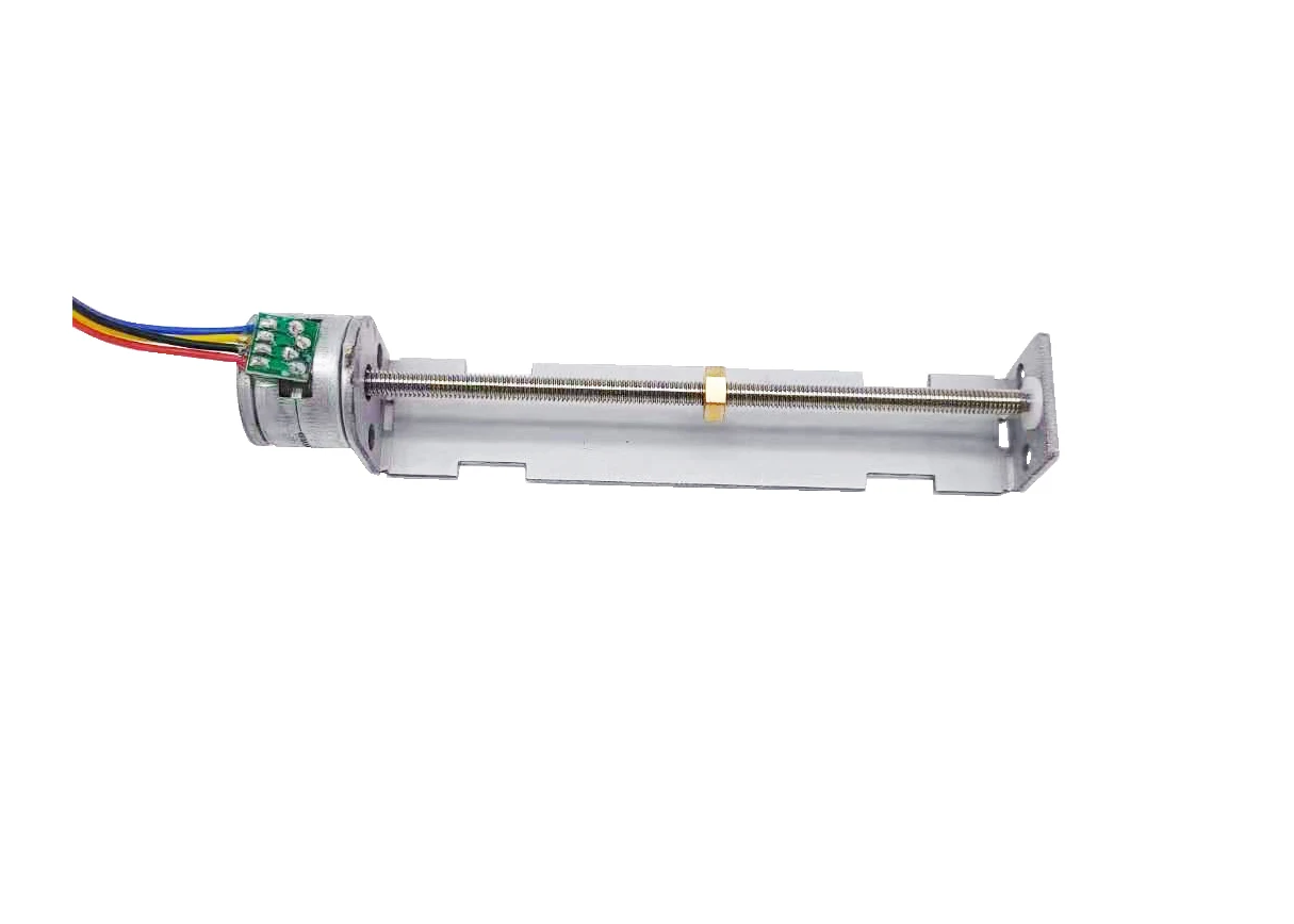 9V Rated Voltage Linear Stepper Motor with M3P0.5 Screw and Customizable Nuts for Precision Control