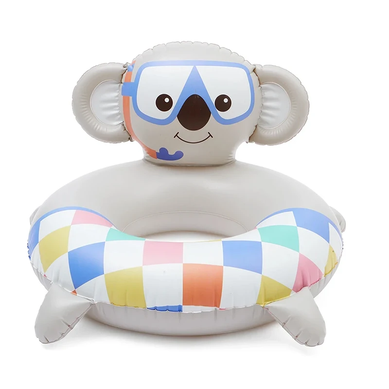 Bouée Animaux Enfant 6-12 Ans,Gonflable Inflateable pour Piscine,Bouée Gonflable de Tube,Anneau de Natation,Radeau Gonflable pour Garçons et Filles Les Fêtes D'été sur La Plage et La Piscin