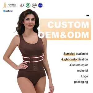 Under Lulu Custom Shapers Firm Tummy Control Waist Shaping Enhanced Waist Cincher Buttoned Butt-Lifting Bodysuit Made of Nylon