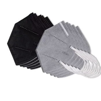 KN95 5 Layers Disposable Face Mask Breathing Mask In Stock With - Foto 2