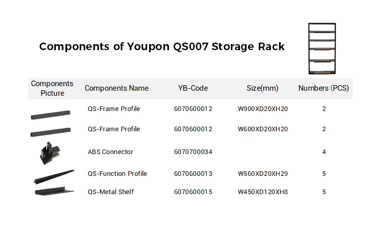 Hot Selling Aluminium Alloy Multi-Tier Wall Floating Storage Shelf Large Capacity Modern Design Wall Mounted Living Room Kitchen manufacture