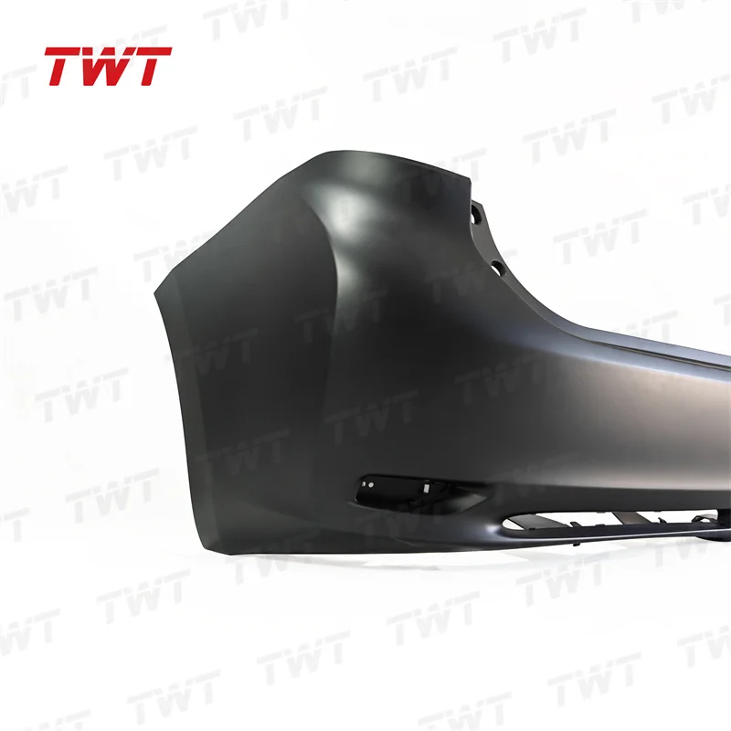 FitParts Rear Bumper Cover For 2020-2021 Toyota Highlander - Black Unpainted Plastic - 521590E922