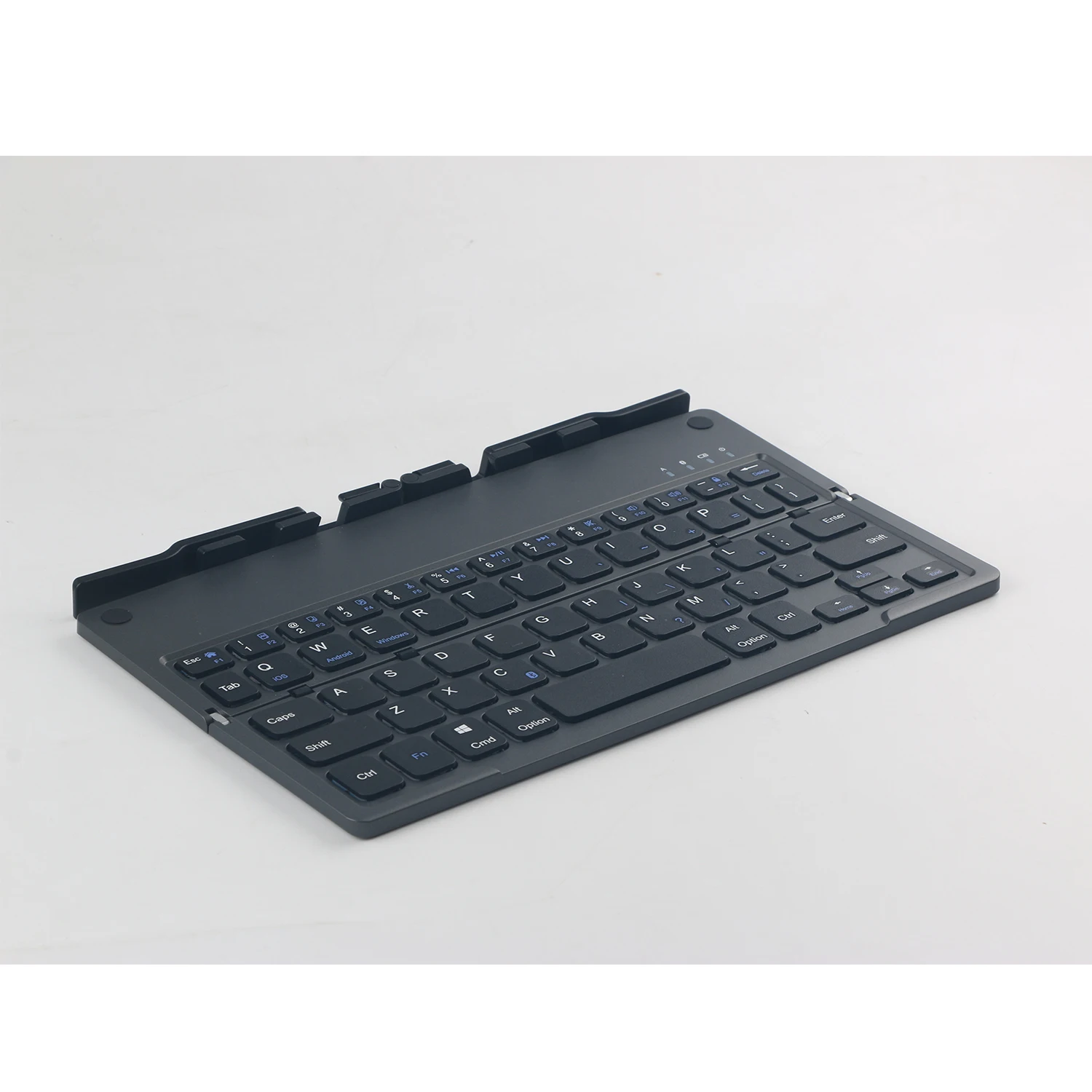 Mini Foldable Keyboard for Tablet Phone 2 Fold With Bracket Holder Travel Wireless Rechargeable Bluetooth Keypad BT Keychron