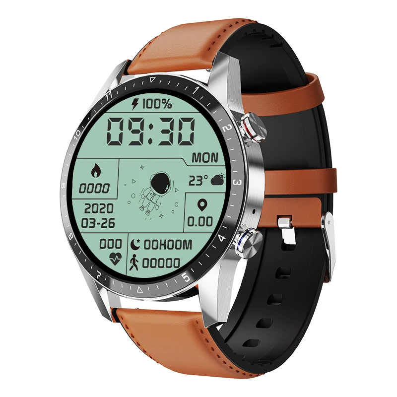 OEM Video Call GPS Smart Watch 1.35 Inch Amoled Round Touch Screen Bracelet BlueTooth Smartwatch with Magnet Charging Base