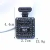 Diamante nero con sfondo nero