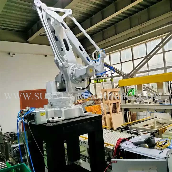Sunyex Factory Custom Automatic Packaging Machine Palletizer Line Palletizing Robot Price Robotic Sewing Machine Glass Machine