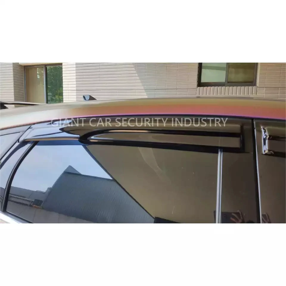 Car Window Deflectors Rain Guards for Enhanced Visibility and Protection From the Elements