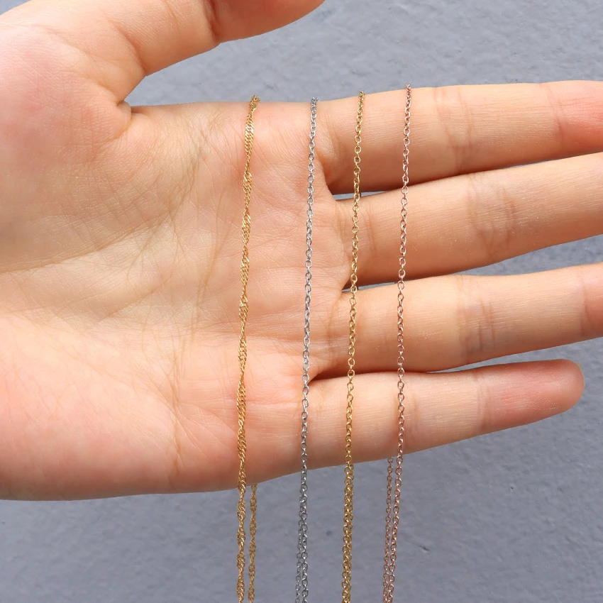 Gioiello Argentato 925 Italy Collana Catena Scatola Quadrata Italiana In Argento Sterling 925 Placcato Oro - Foto 5