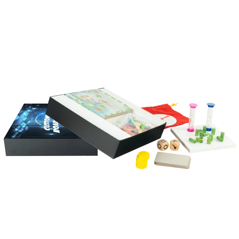 family game custom colourful board game set for children board