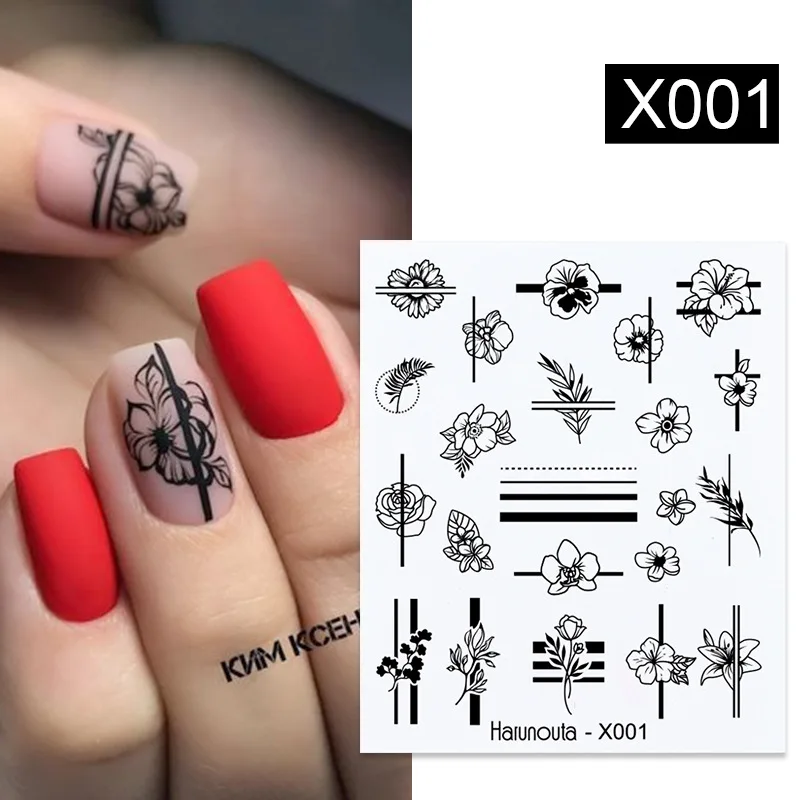 Black Louis CB-113 - Nail Art Sticker — Glitz Accessories & Such.