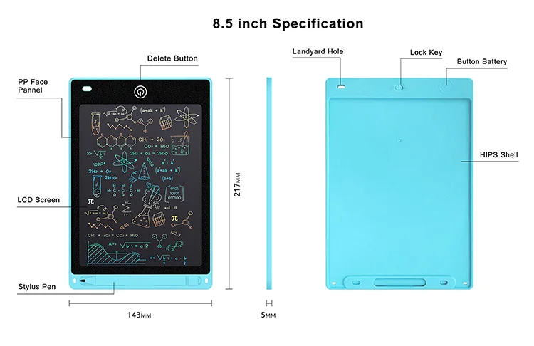 Mini Ewriter Alibaba.com: Ewriter 8.5 Inch Colorful Erasable LCD Writing Tablet with ...