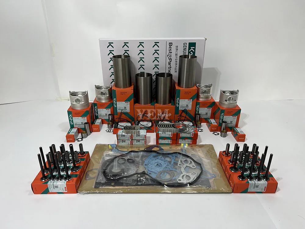 V2203 Cylinder Liner Kit With Piston Ring for Kubota Diesel Engine 3