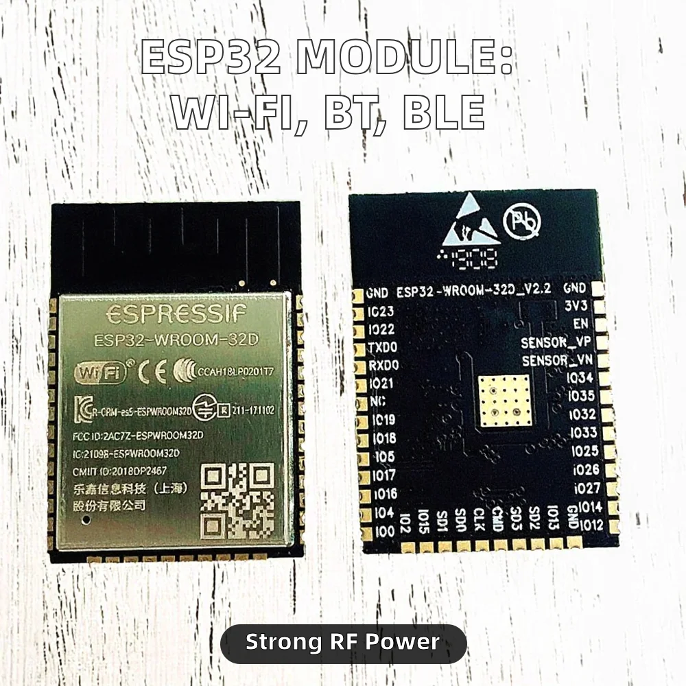 Edro Module ESP32-WROOM-32D ESP32 Module Wi-Fi 802.11b/g/n + for V4.2 + EDR + BLE ...