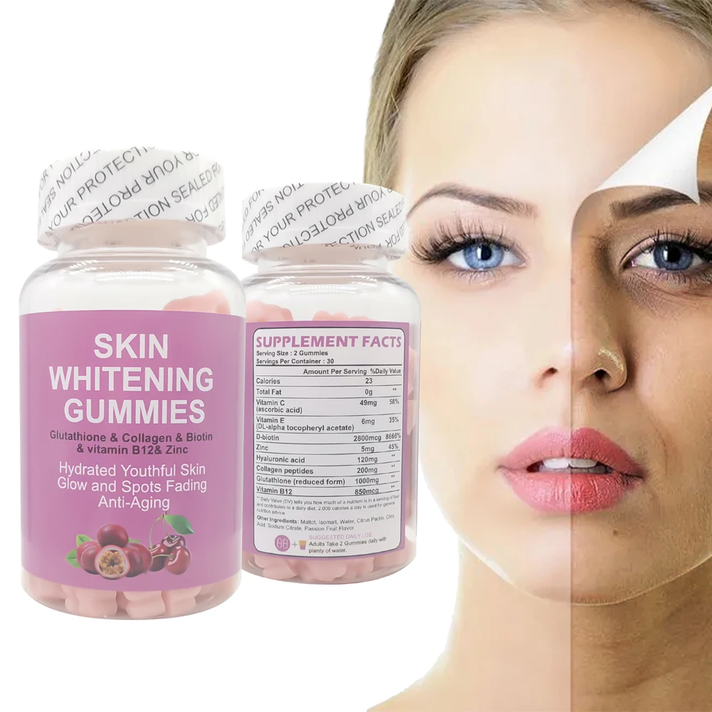 Wholesale 3000mg Glutathione Collagen Biotin Vitamin c Gummy OEM Skin  Whitening boost Immunity Gummies Beauty Supplements| Alibaba.com