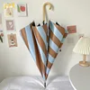 Blue coffee striped straight rod