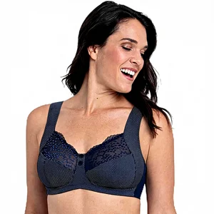 Anita-Orely-Women's Gothic Lace Relief Bra Without Underwire for Large Cups