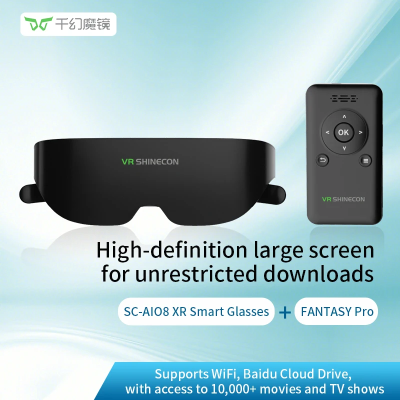 SC-AI08 XR Smart Glasses FANTASY Pro – IMAX 3D HD VR, 20m Global